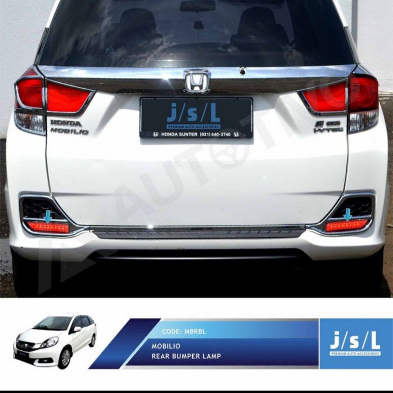 LED mata kucing Mobilio rear reflektor bumper lamp jsl