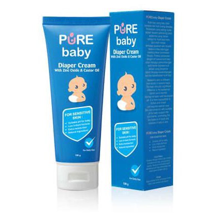 Pure Baby DIAPER CREAM / Cream popok bayi 100 gram + Zinc Oxide