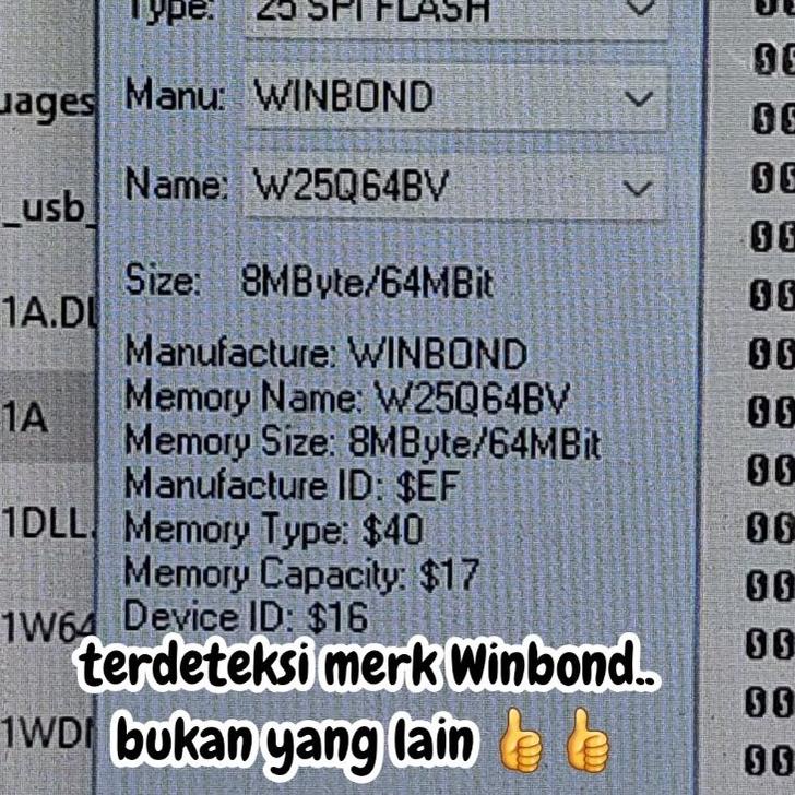 Termurah dan terbaik >> WINBOND 25Q64 25Q128 25Q64 1.8 V 8 16 MB 25q64fvsig 25q128fvsig 25q64fwsig w
