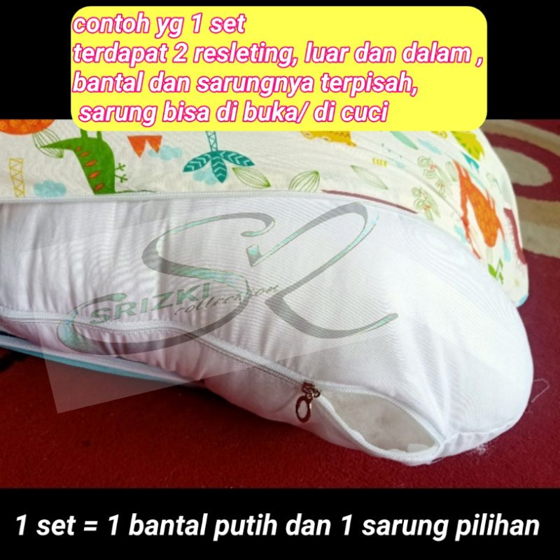 bantal ibu hamil / bantal hamil + sarung premium quality /cod bayar ditempat