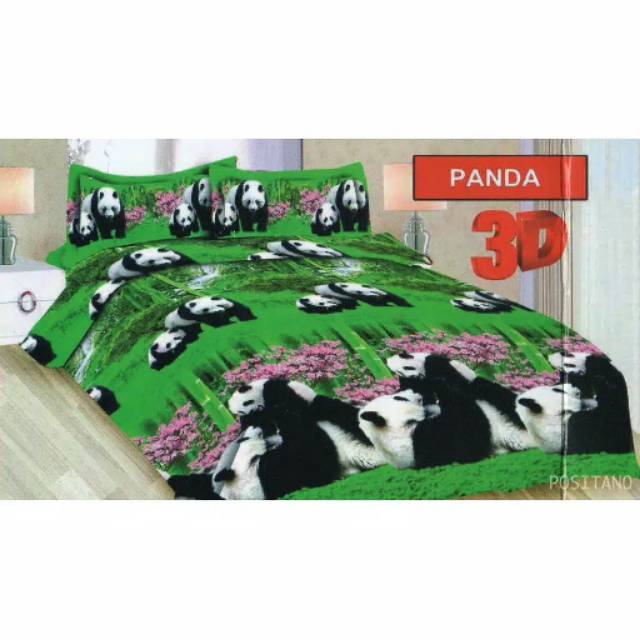 Sprei Queen Bonita Panda 160x200