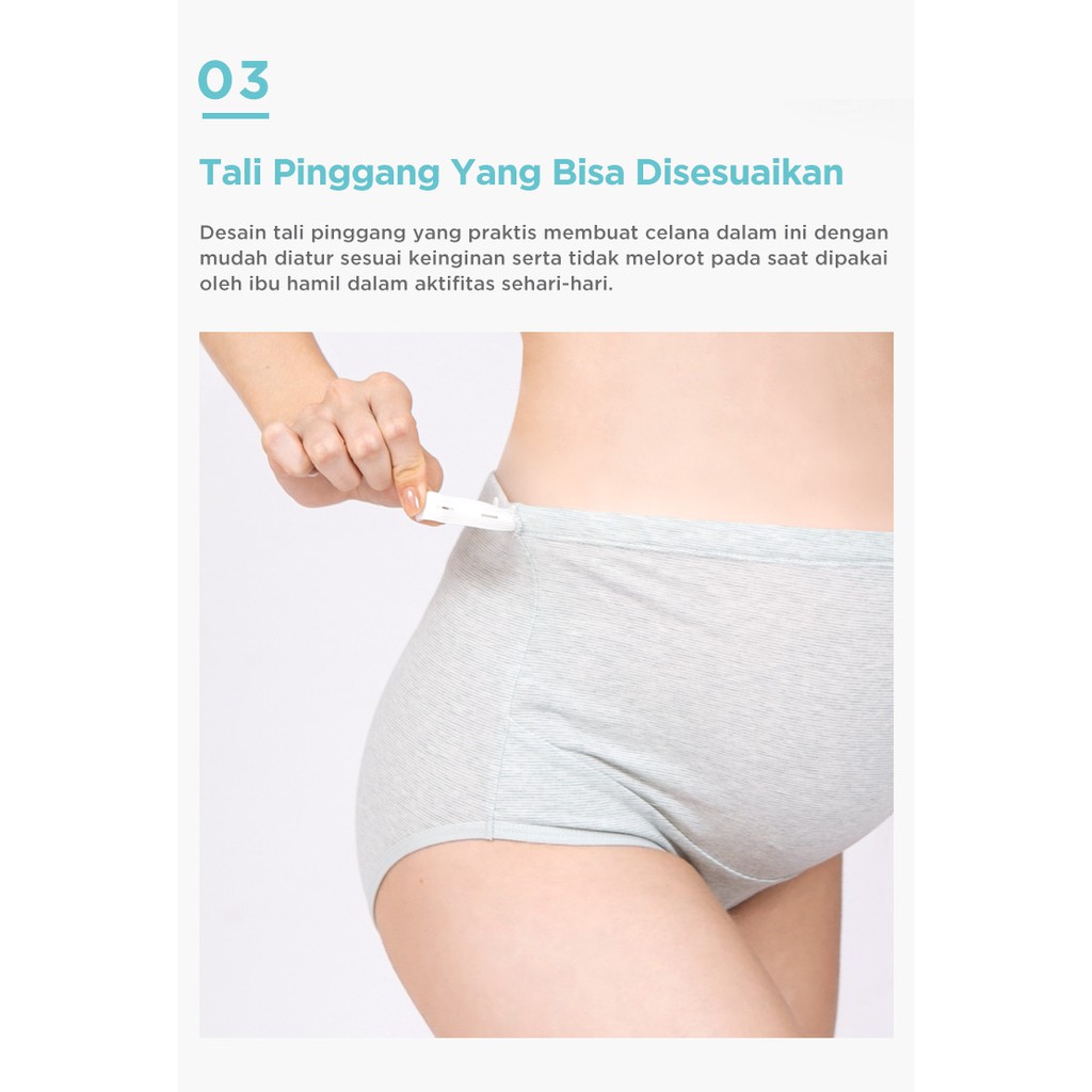 Celana Dalam Hamil | MOOIMOM High Waist Maternity Briefs