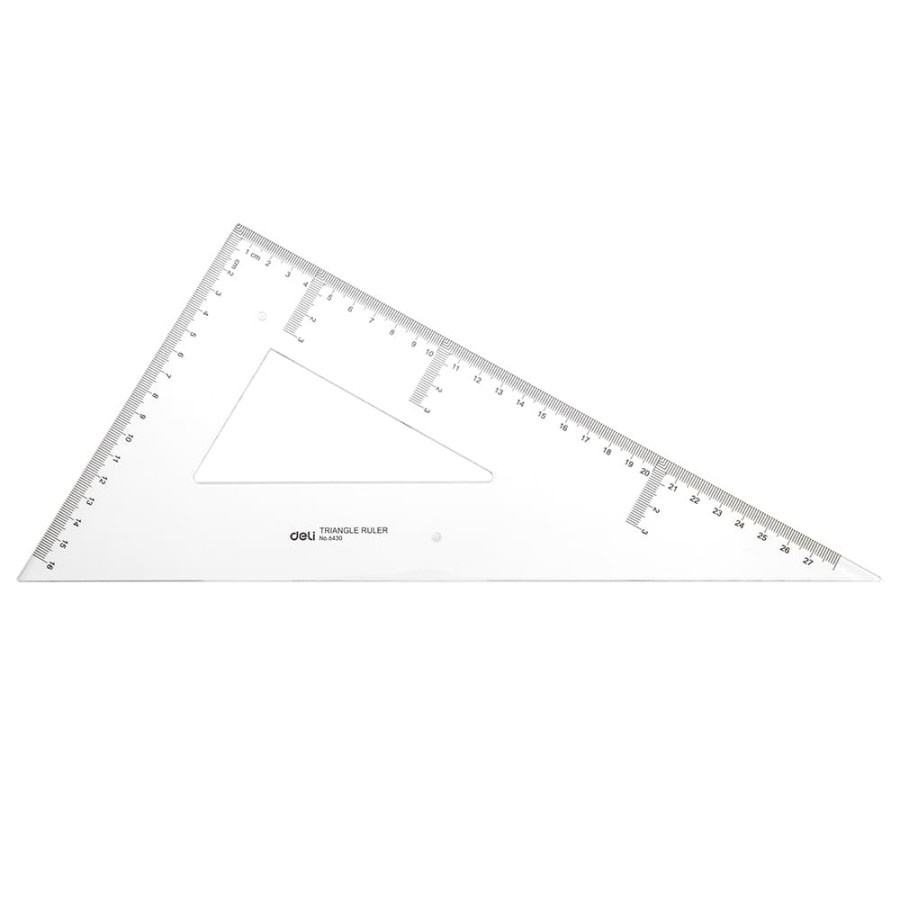 Penggaris-Set Square / Drafting 2pcs 28cm - Deli E6430