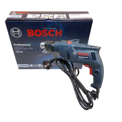 Mesin Bor (Impact Drill) 13mm 2 Arah GSB 550 BOSCH