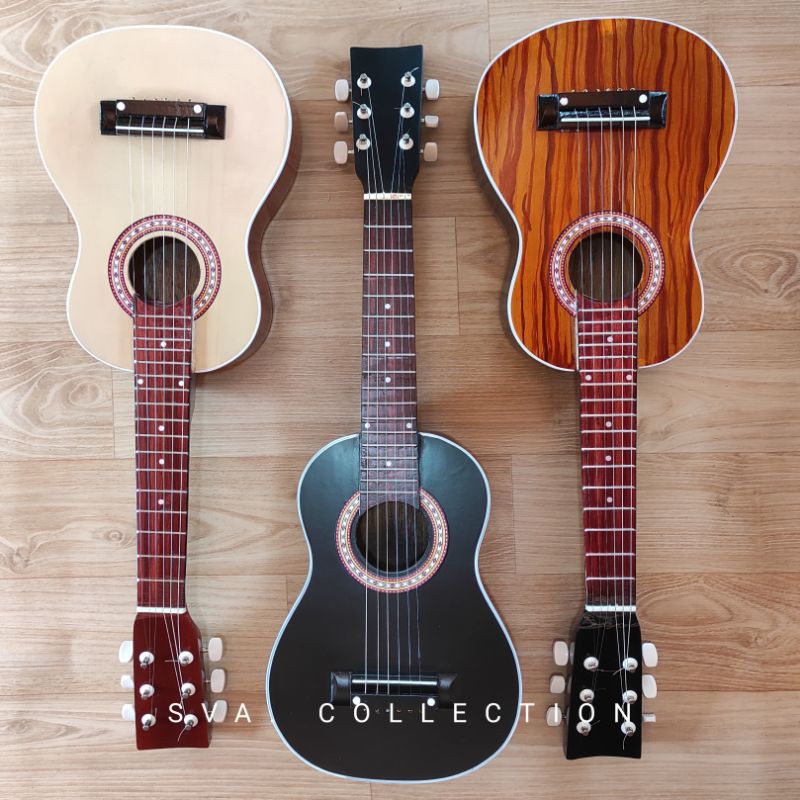GITAR JUNIOR 6 SENAR / BONUS PICK / Ukulele 6 Senar Gitar