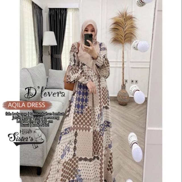 Gamis Aqila Dress / Original by D'lovera