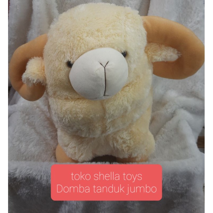 Boneka Domba tanduk 27cm mainan #shopeehaul#murahlebay#racunshopee