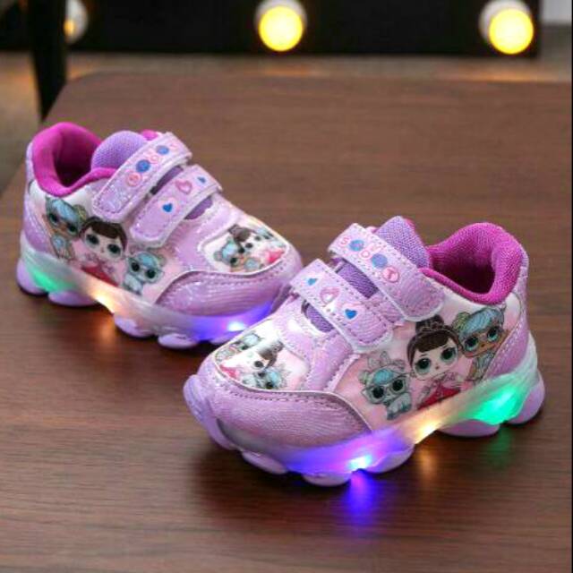 Sepatu lol import  anak lol Led  anak lampu surprise model terbaru BEST SELLER !! murah