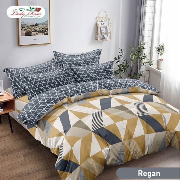 ❤ IJN ❤ Bedcover set Lady Rose UK 180x200 / Bed Cover Ladyrose karet (RUMBAI)