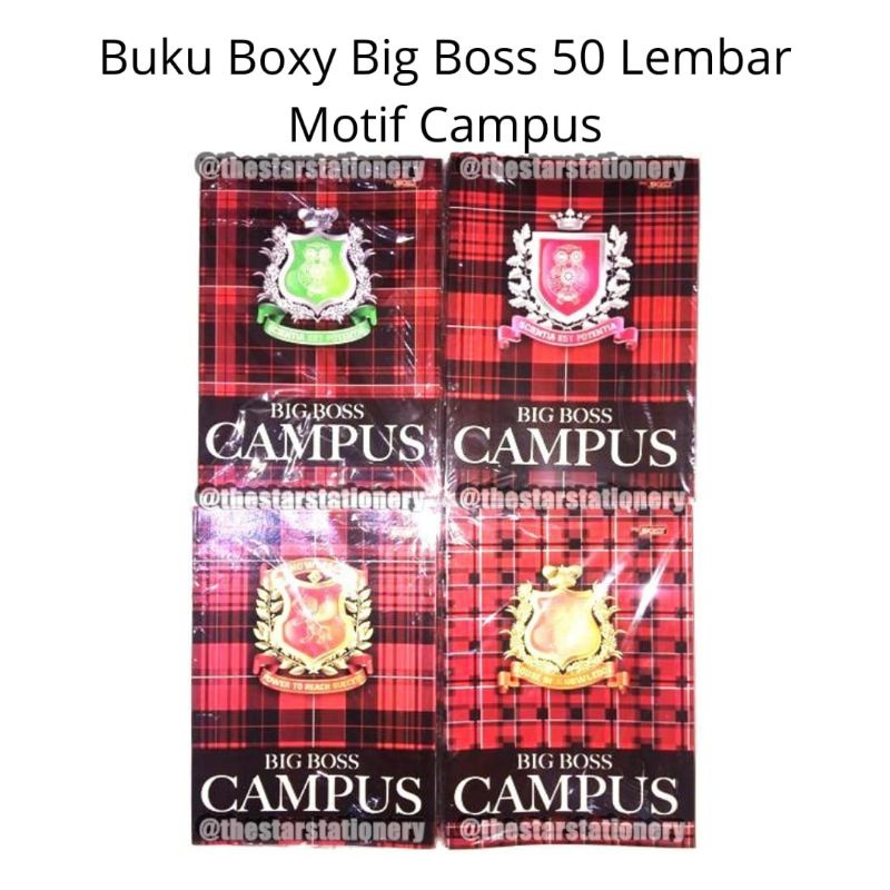 

Buku Boxy Big Boss 50 Lembar ( 1 Pack isi 10 Pcs)