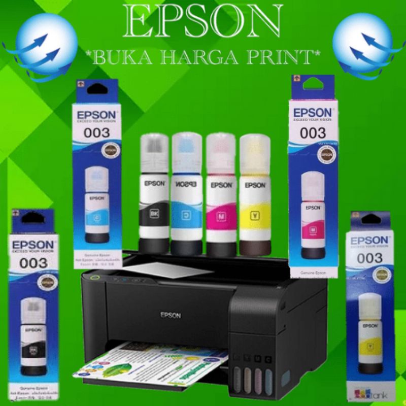 Jual Tinta Printer Epson 003 L1110 L1210 L3110 L3210 L3150 L3250 L5190 L5290 Original 65ml 5421