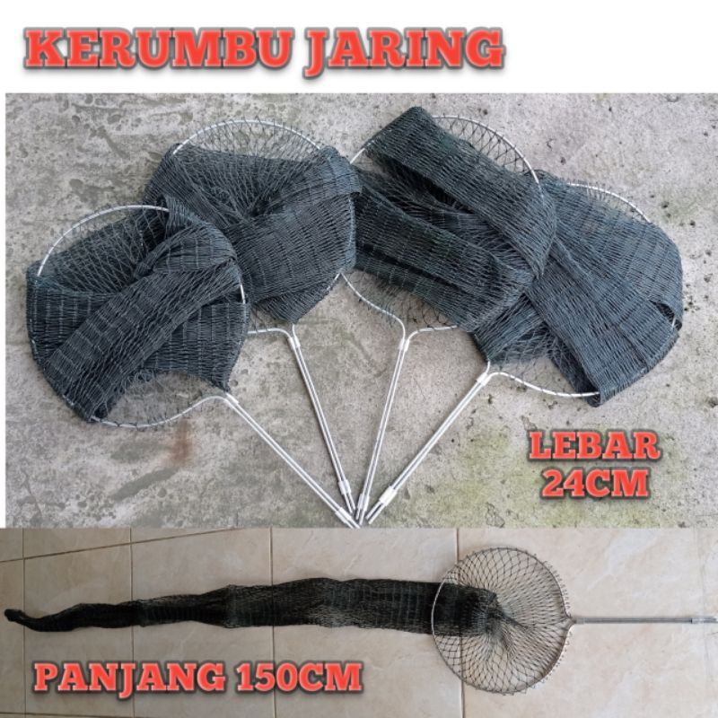 Kerumbu ikan model jaring