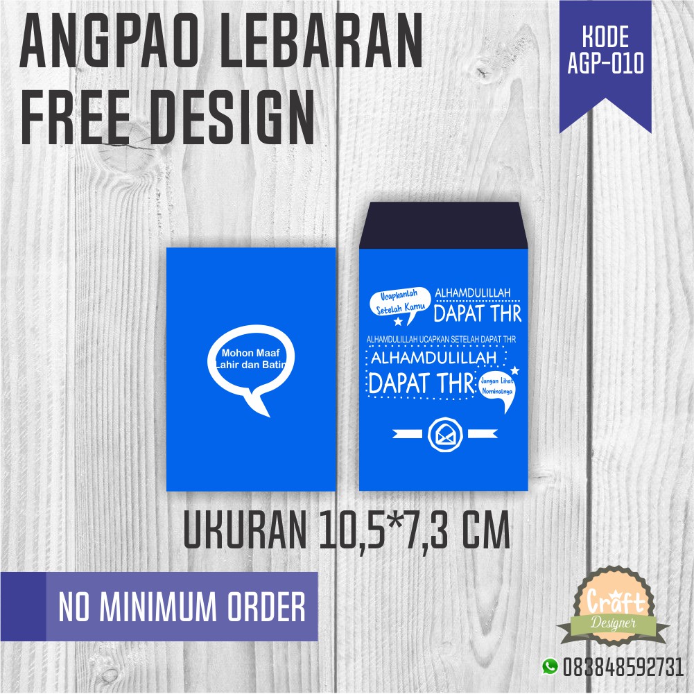 

Amplop Angpao Lebaran Murah Custom Design 010