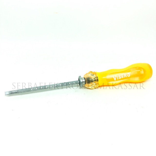 Obeng Bolak Balik Plus-Minus Visero 4inch