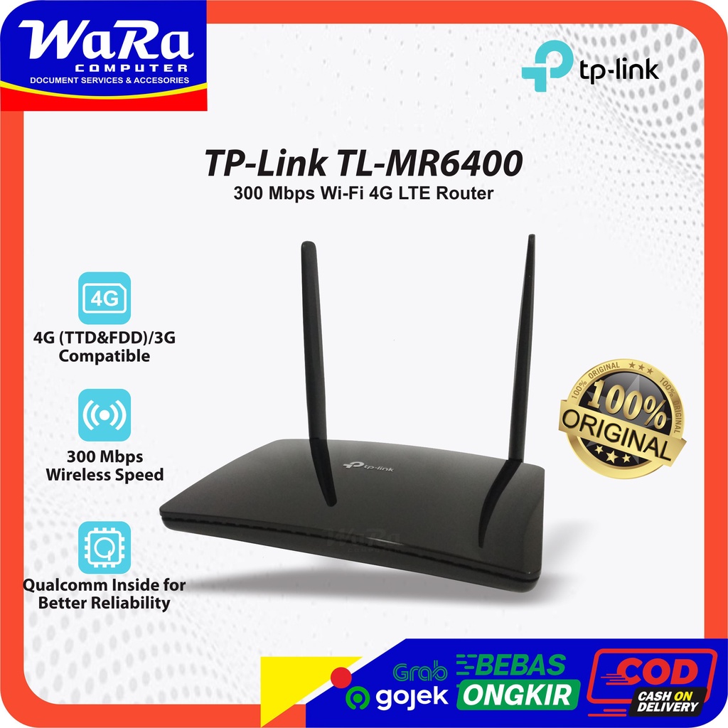 4G LTE ROUTER TP-LINK TL-MR6400 ORIGINAL