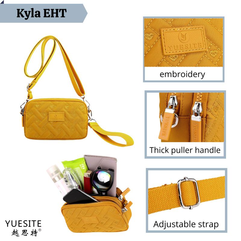 DOMPET HP TAS SELEMPANG WANITA YUESITE KYLA ORIGINAL CYUTEBAGS