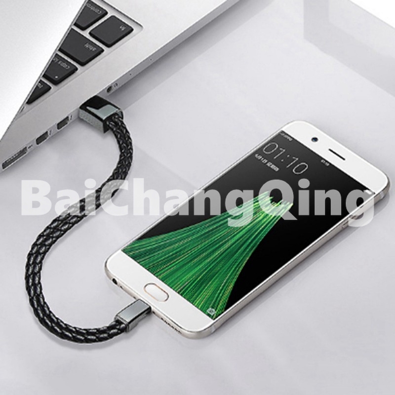 Kabel Data/Charger Usb Tipe C Model Gelang Kepang Untuk Iphone/Android