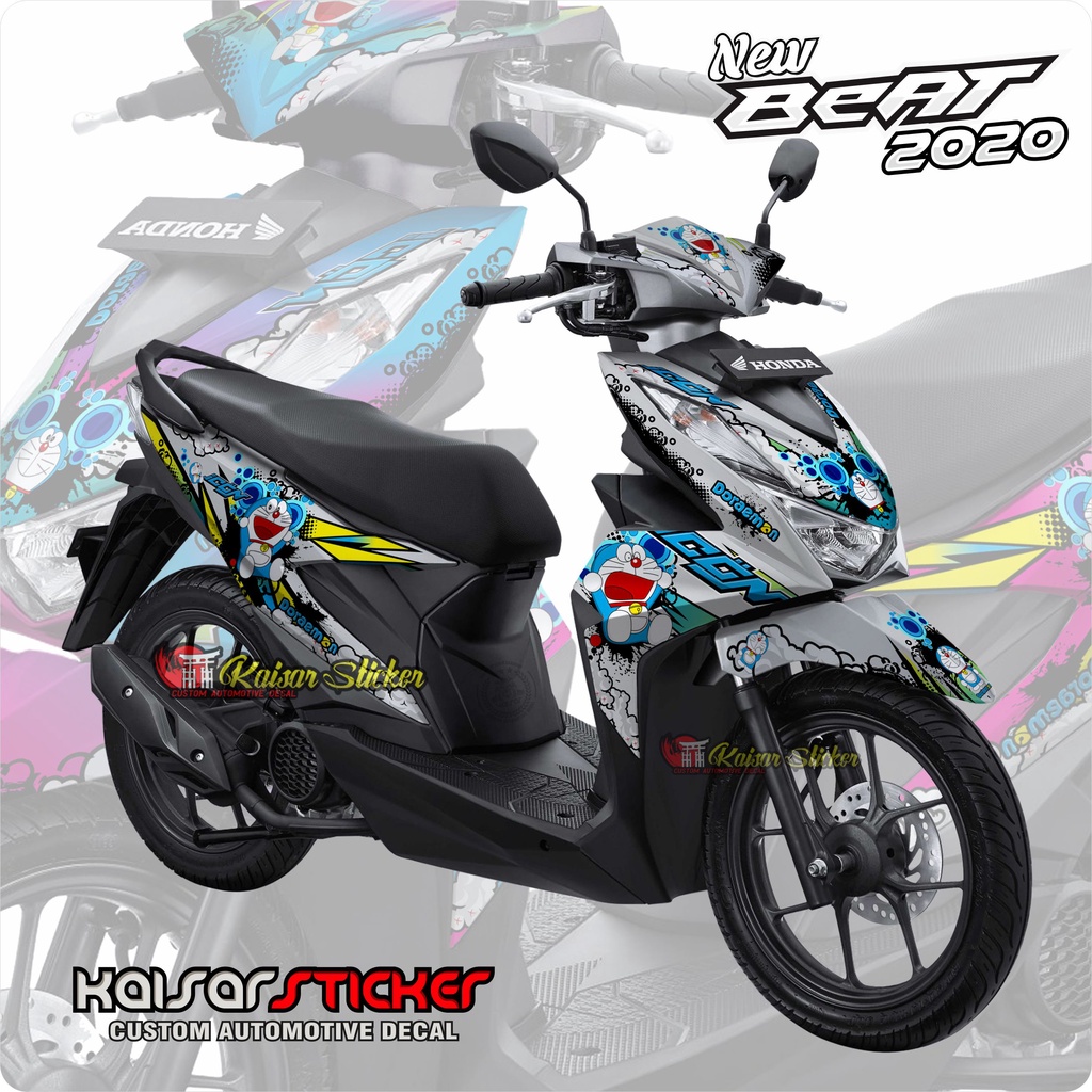 STICKER STRIPING MOTOR STIKER DECAL BEAT STREET 2020-2021 DELUXE NEW DORAEMON