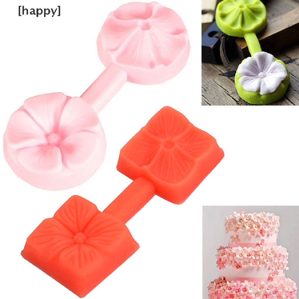 Cetakan Adonan Kue Fondant Desain Bunga Rose 3d Bahan Silikon