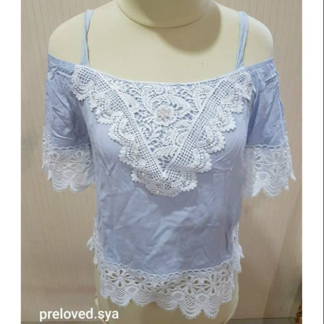Lacey Blue Top