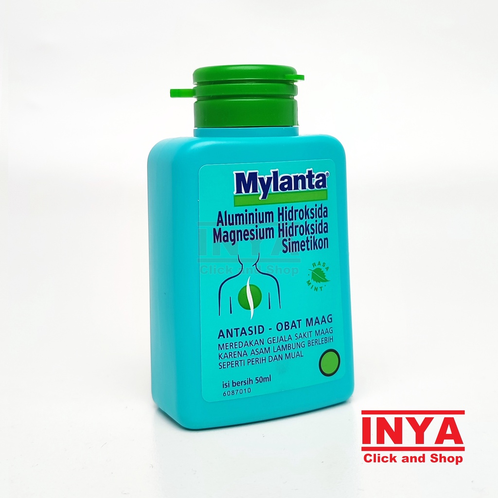 MYLANTA CAIR RASA MINT 50ml ANTASID - Obat Maag