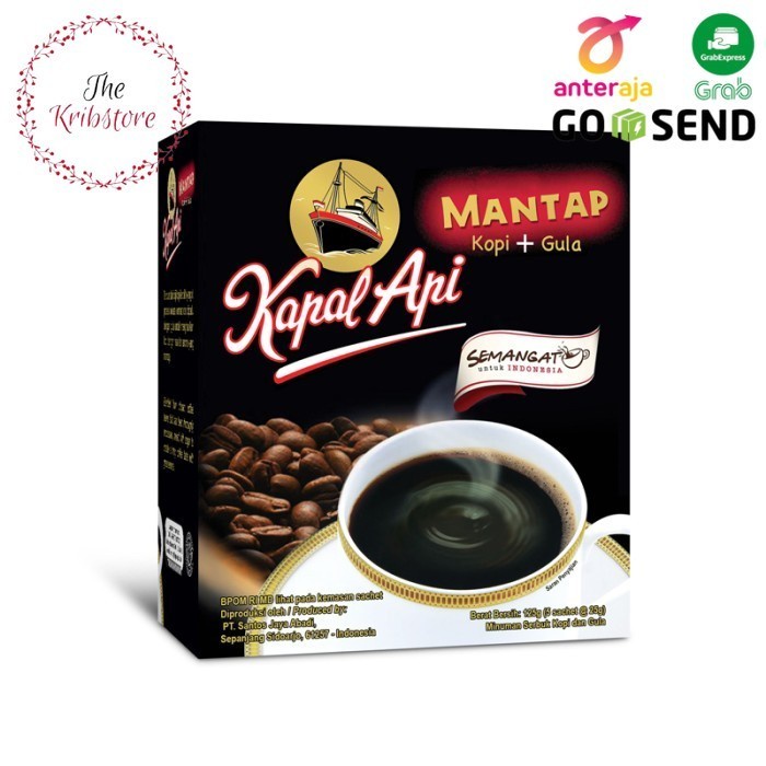 

KAPAL API Kopi Rasa Mantap Plus Gula Dus isi 5 Sachet @25 gr