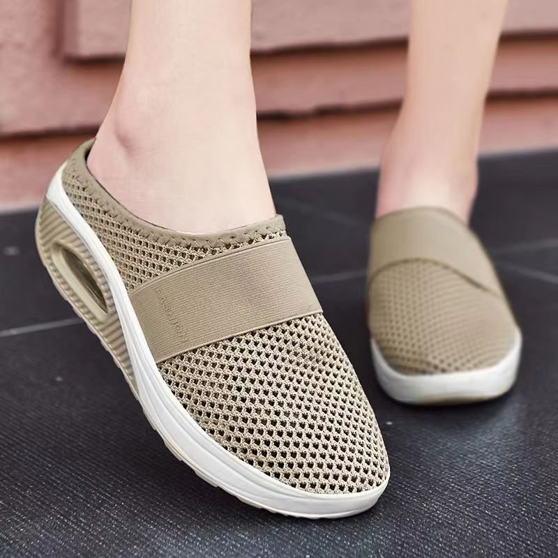 kano style Sepatu bantalan udara Ortopedi non-slip sol tebal Muller shoes Sandal berjalan ringan