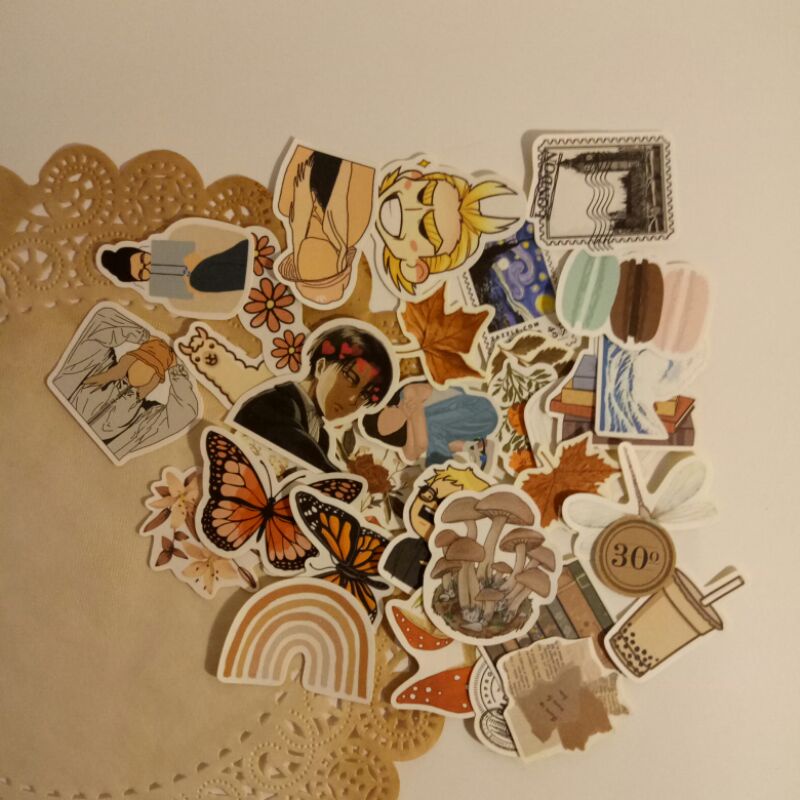 

sticker // stiker aesthetic bujo/sticker scrapbook/sticker journal