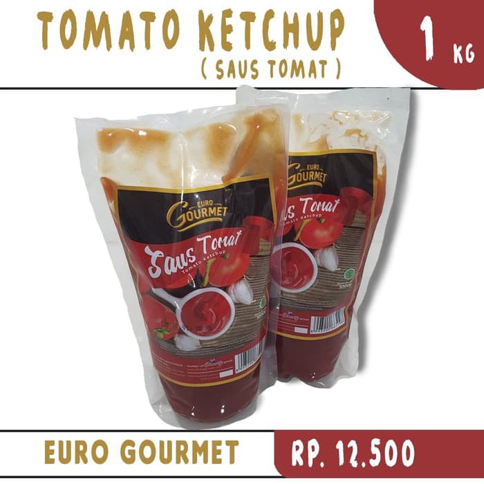 

Dijual Saus tomat euro gourmet Limited