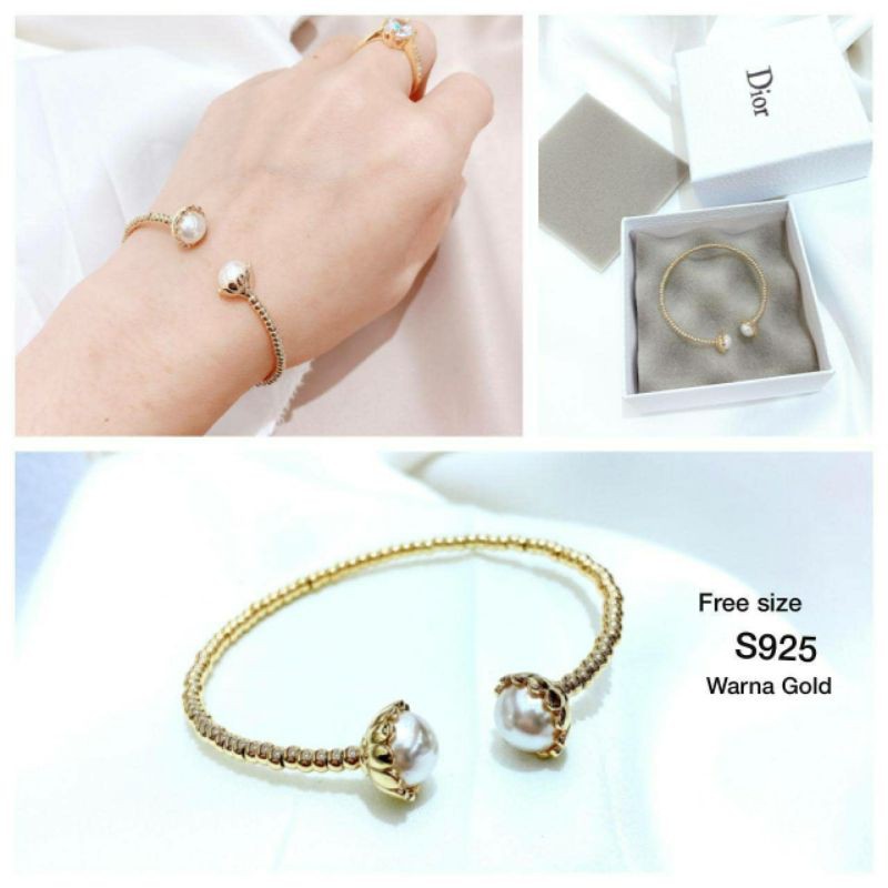 Gelang Silver925 Perak Platgold Premium Quality Anti karat anti alergi Gsi110
