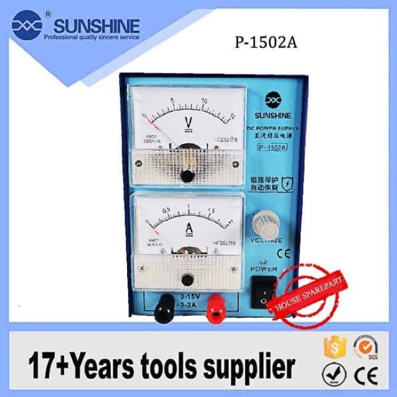 Power Supply Sunshine P-1502A 0-15V 0-2A Original