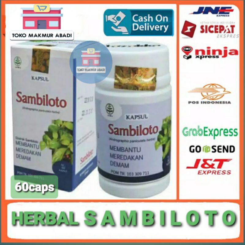 Kapsul Ekstrak SAMBILOTO Herbal Diabetes &amp; Jantung