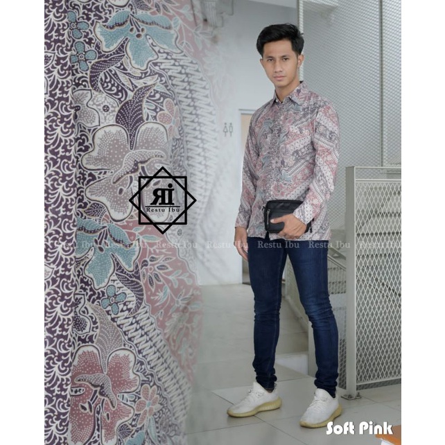 Kemeja Batik Pria Lengan Panjang/ Kemeja Batik Modern/ Hem Batik Pria/ Kemeja Batik