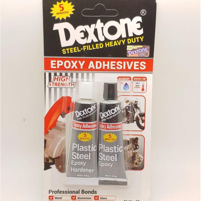 

Lem Dextone Epoxy Adhesives 5 Menit Untuk Body Plastik Besi Dll 48 G Lesmo22 Segera Beli