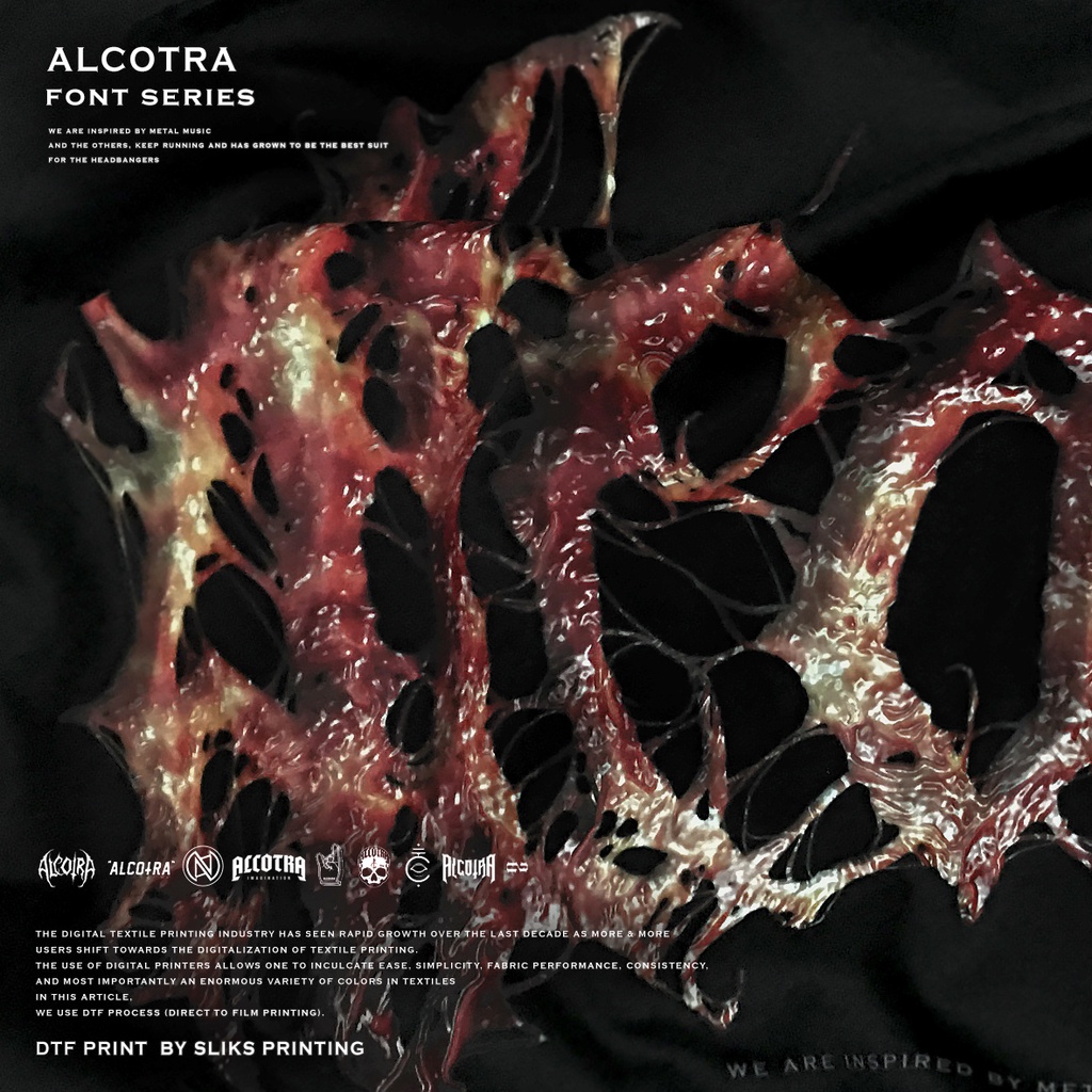 TS ALCO BLOOD // T-SHIRT ALCOTRA BLOOD FONT