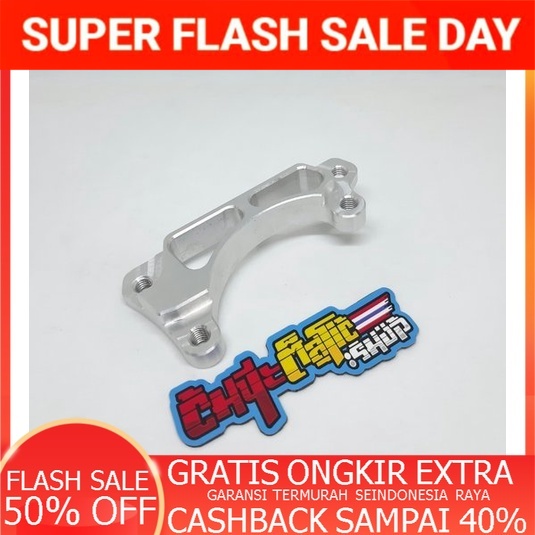 Breket kaliper 2p Bottom shok standar ori Beat-Scoopy-Vario kaliper brembo 2p ktc 2p disk 260 mm