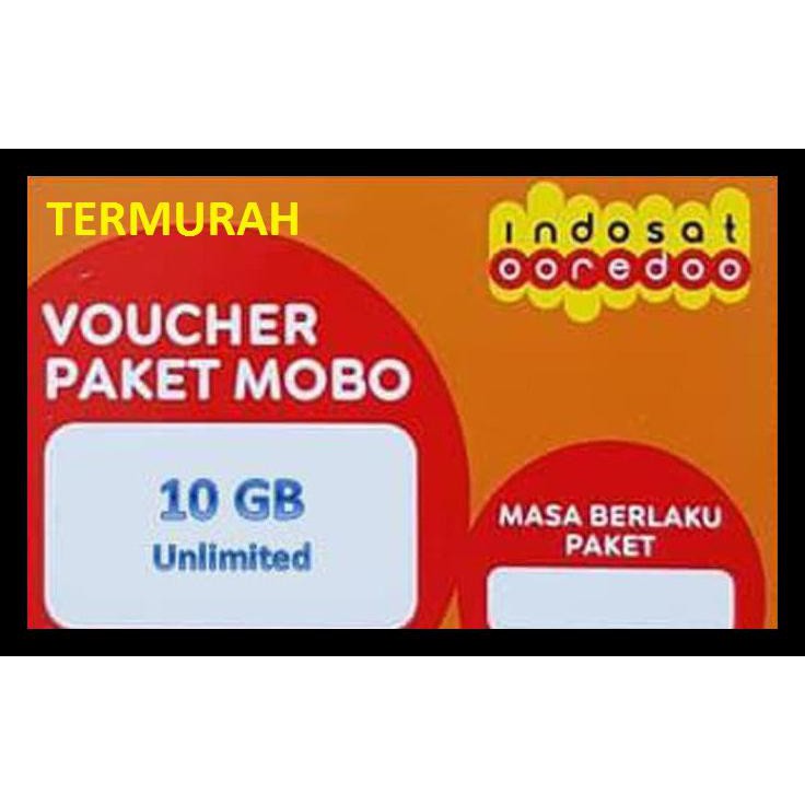 Voucher Data Indosat 10 Gb + Unlimited Apps Kode 726