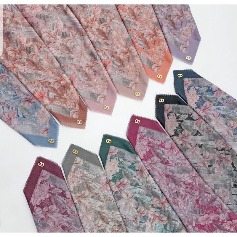 PRELOVE BUTTONSCARVES THE MALAYA SERIES SKY
