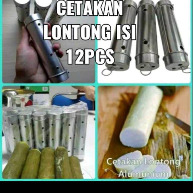 BEST SELLER CETAKAN LONTONG ALUMINIUM,CETAKAN LONTONG 12 PCS , CETAKAN LONTONG PANJANG
