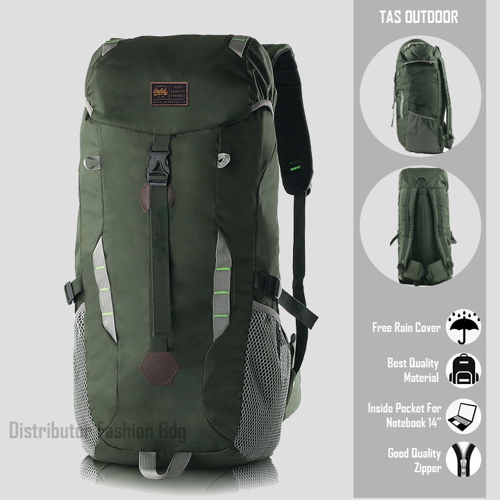 Justrue Cetus Tas Gunung 60 Liter Ransel Keril 60L Olive 916