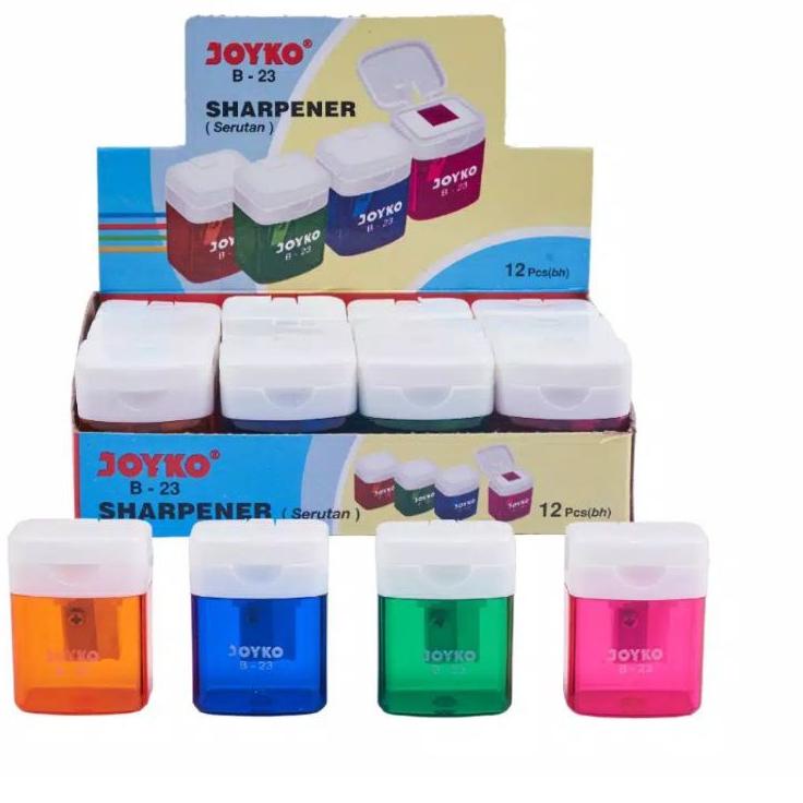 

Hot Sale Rautan / Serutan Pensil JOYKO Sharpener B-23 Grosir 1lusin ✔