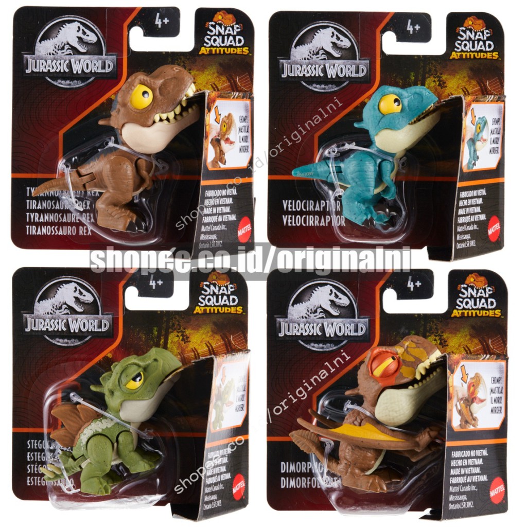 Jurassic World Snap Squad Original Mattel