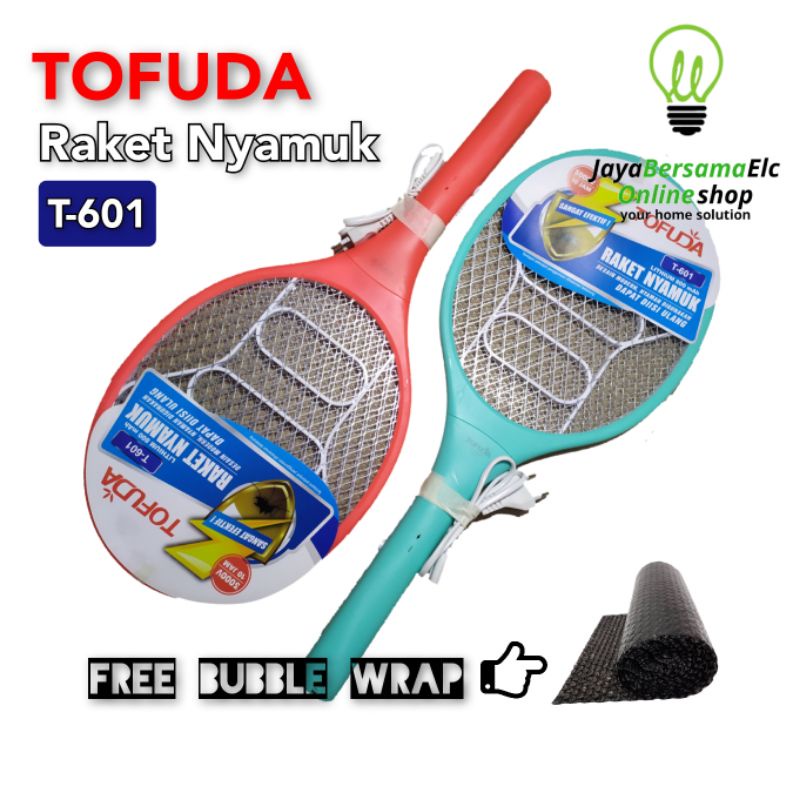 Raket Nyamuk Charger TOFUDA T-601 New MURAH