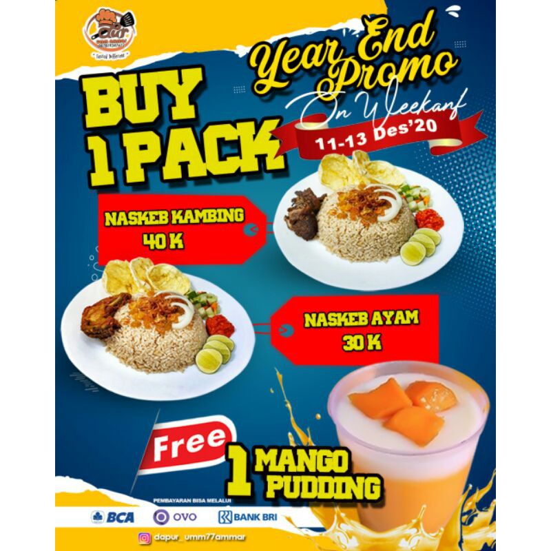 

Nasi Kebuli Kambing dan Nasi Kebuli Ayam