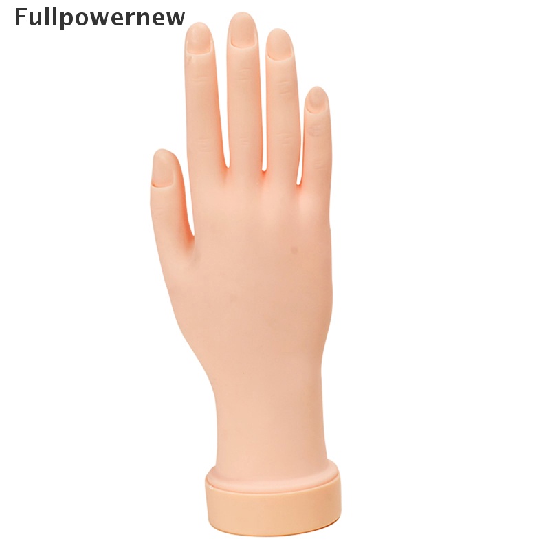 [FULL] Fake Hand For Nail Art Training And Display Movable Practice Nail Tools Model