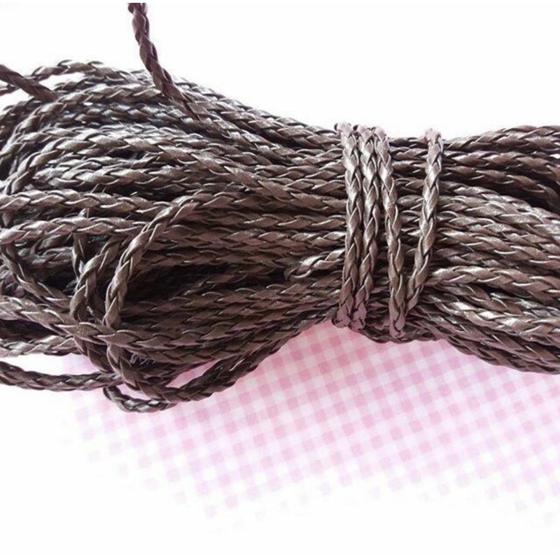 tali kulit kepang tali kepang bahan aksesoris gelang kalung craft