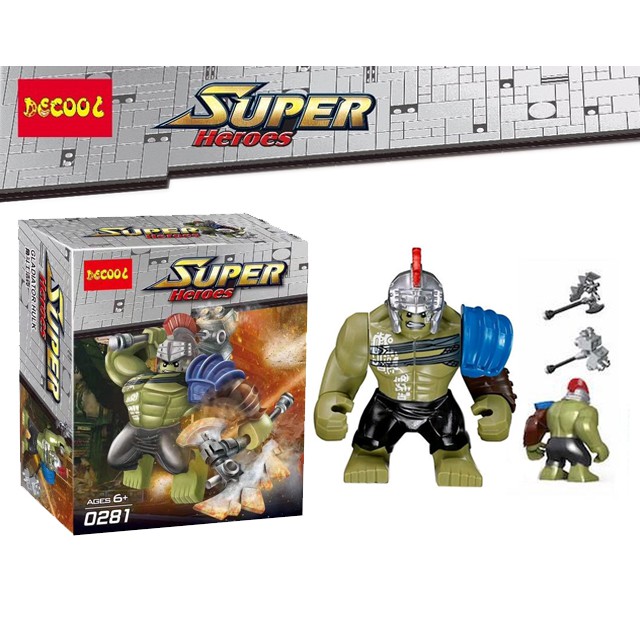 Lego Decool 0281 Super Heroes Hulk Gladiator Thor Ragnarok