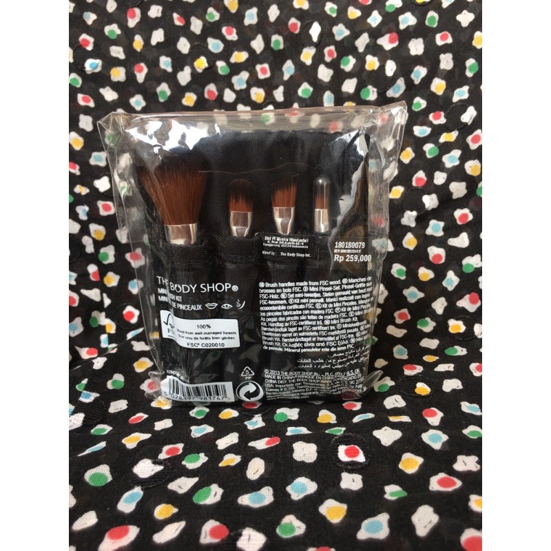 The Body Shop Original New Mini Brush Kit Kuas Set