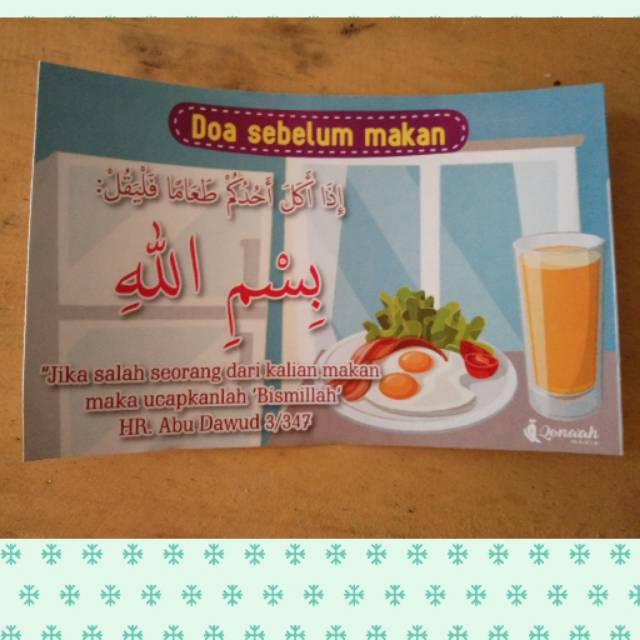 

stiker doa 1pack 12000