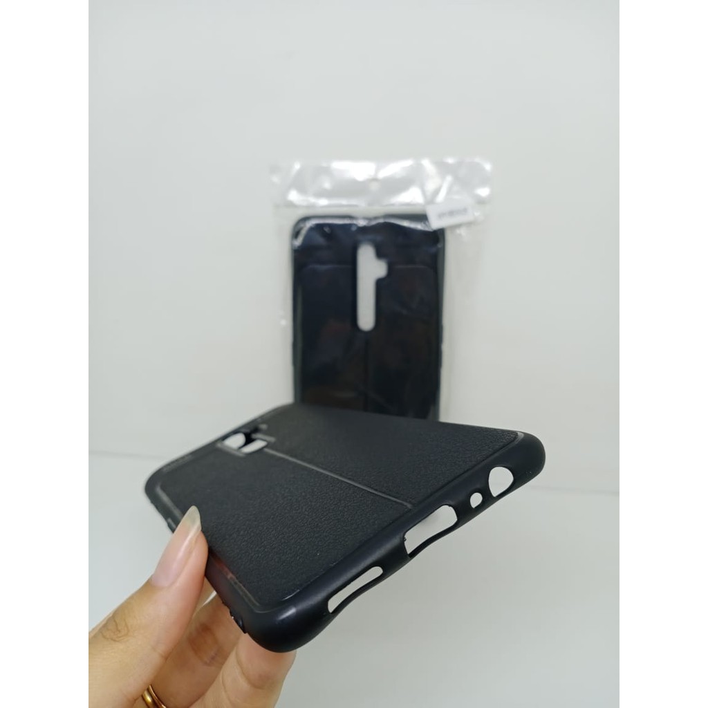 Auto Focus Oppo Reno 2F 6.5 inch Leather Soft Case Oppo Reno2 F Auto Fokus Reno 2F Motif Kulit Jeruk